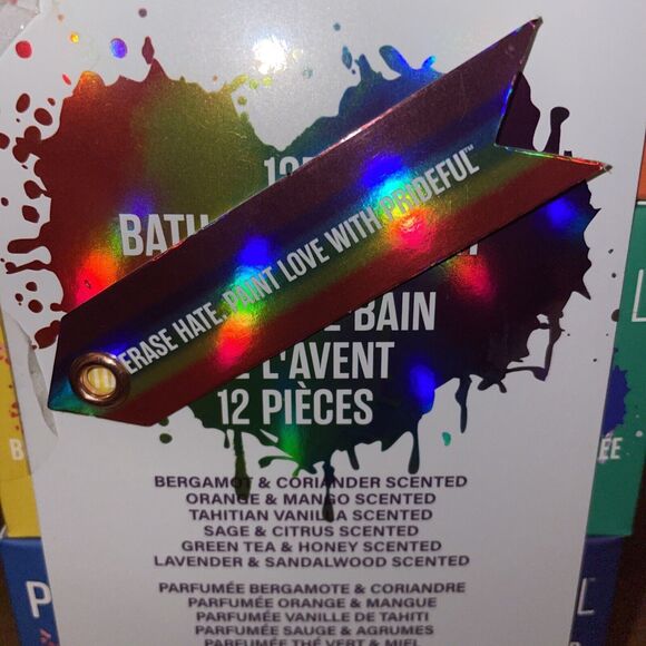 Prideful 12 Pack Bath Bombs Advent Set BATH BOMBS New Pride Theme Rainbow - Picture 3 of 13